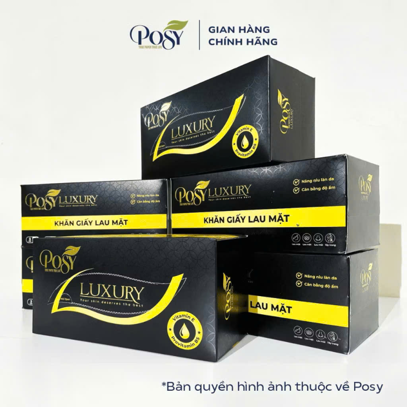 HỘP RÚT LỤA POSY 180 TỜ 3 LỚP CAO CẤP